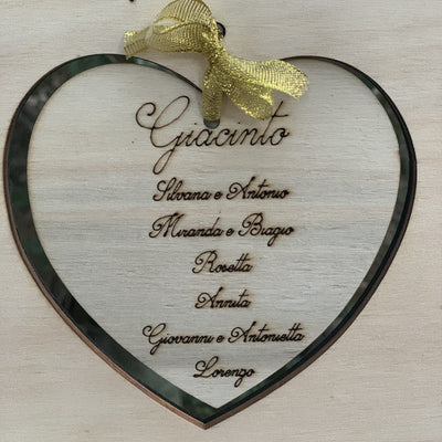 Tableau Mariage Albero di Natale con base 3