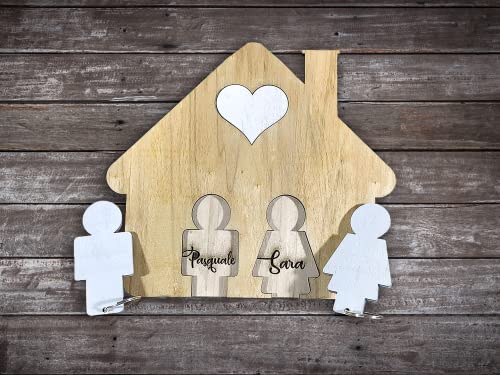 Portachiavi da parete personalizzato Idea's Cottage