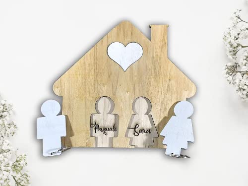 Portachiavi da parete personalizzato Idea's Cottage