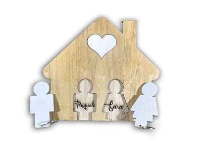 Portachiavi da parete personalizzato Idea's Cottage