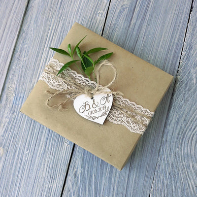 Tag bomboniere personalizzate cuore Idea's Cottage