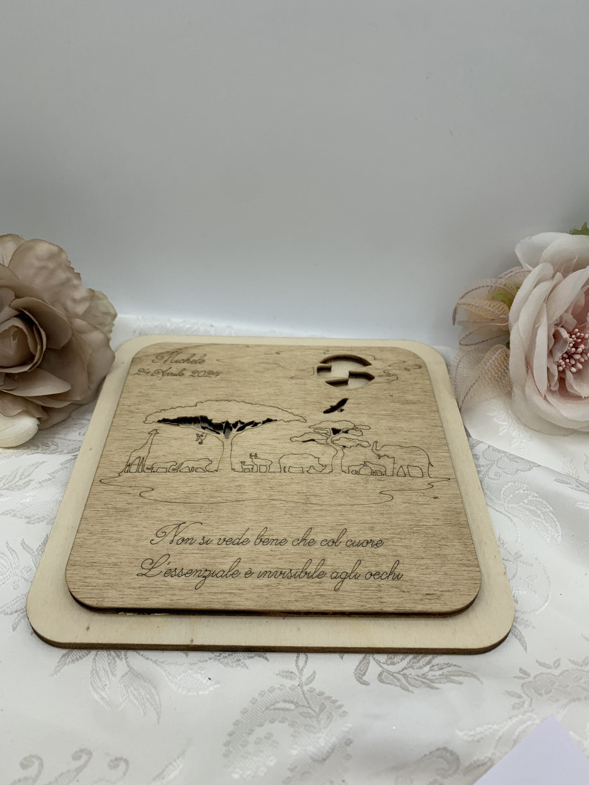 Bomboniera sottopentola Tema Giungla Idea's Cottage