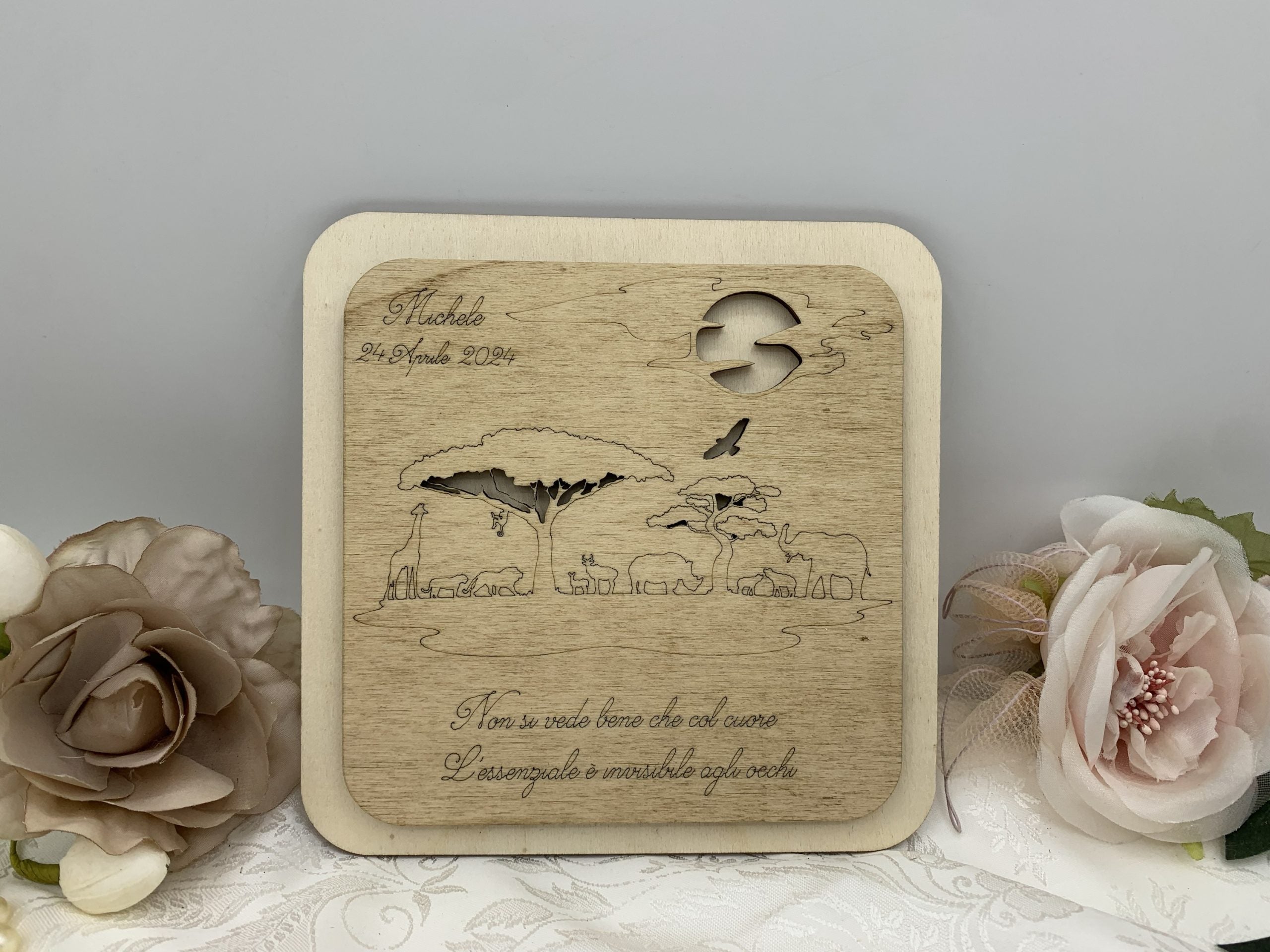 Bomboniera sottopentola Tema Giungla Idea's Cottage