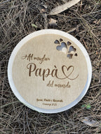 Sottopentola personalizzato per Papà con dedica Idea's Cottage