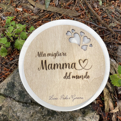 Sottopentola personalizzato per Mamma con dedica Idea's Cottage