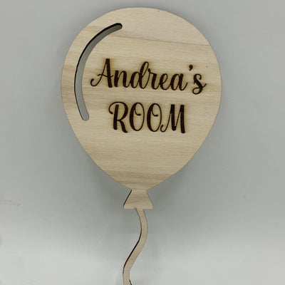 Palloncino con nome personalizzabile decorazione cameretta Idea's Cottage