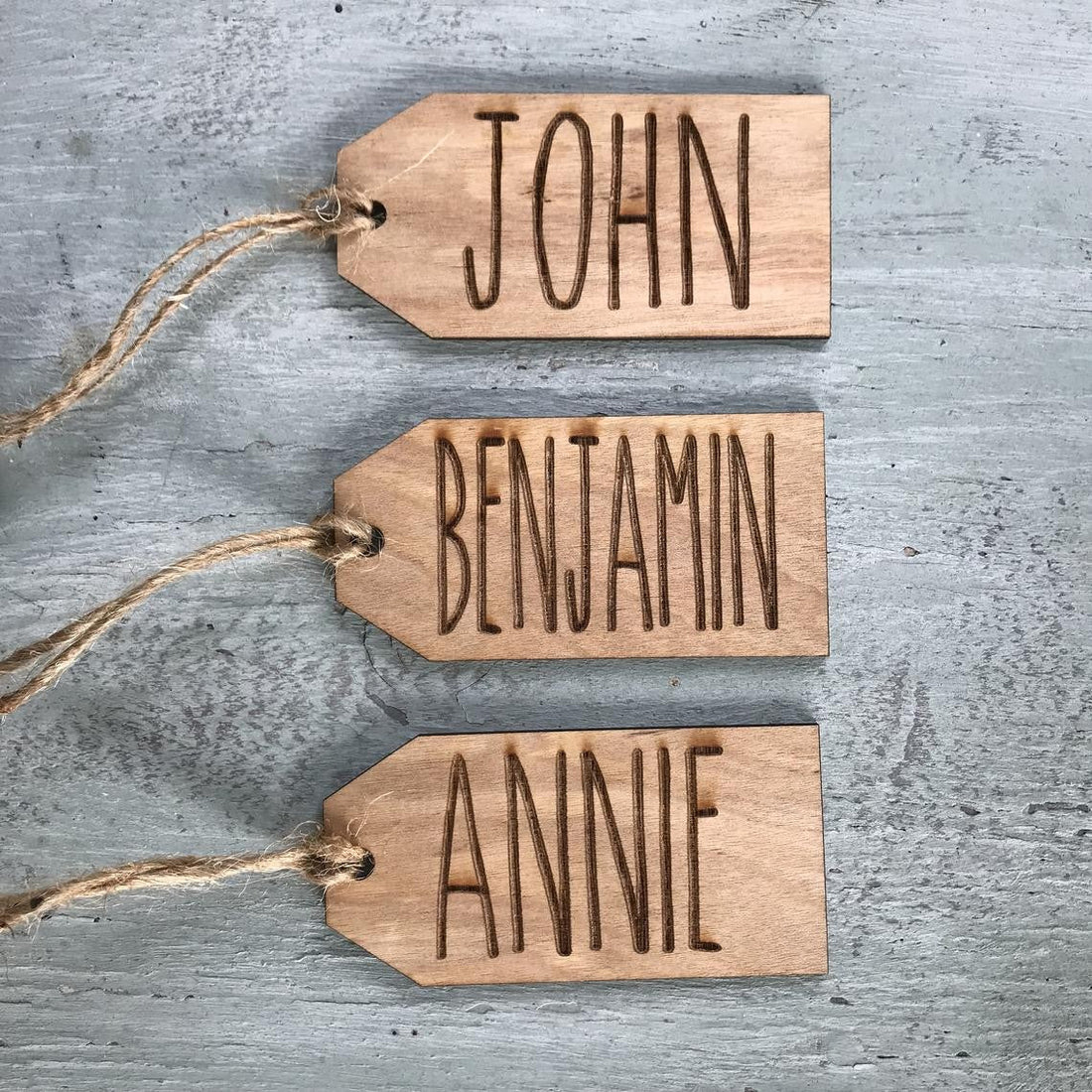 tag nome etichetta calza di natale Idea's Cottage